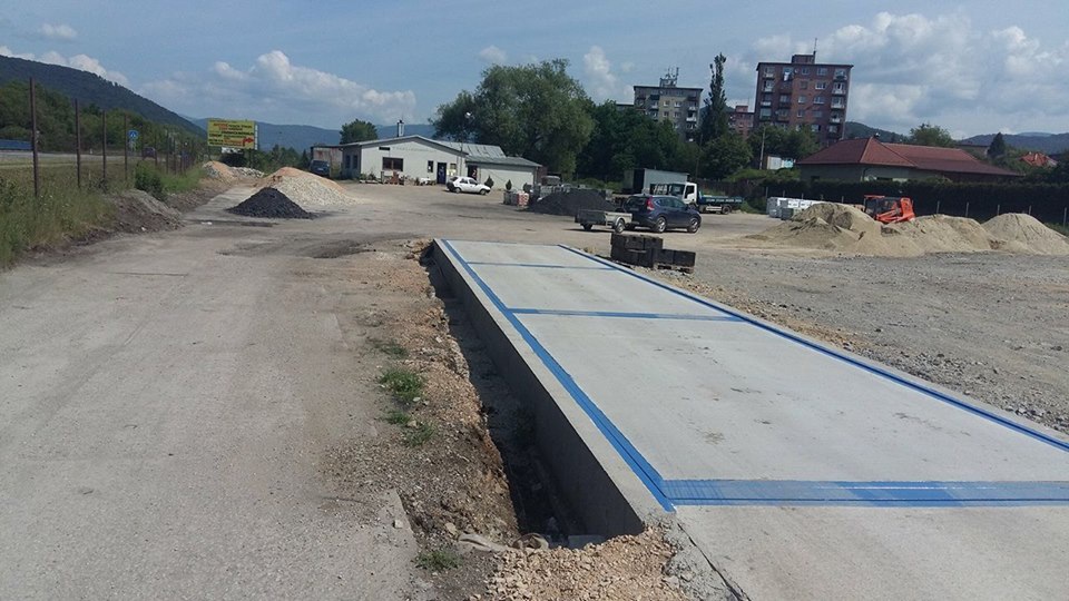 Rožňava - ponúkame váženie na elektronickej mostovej váhe Nosnosť : 60 ton